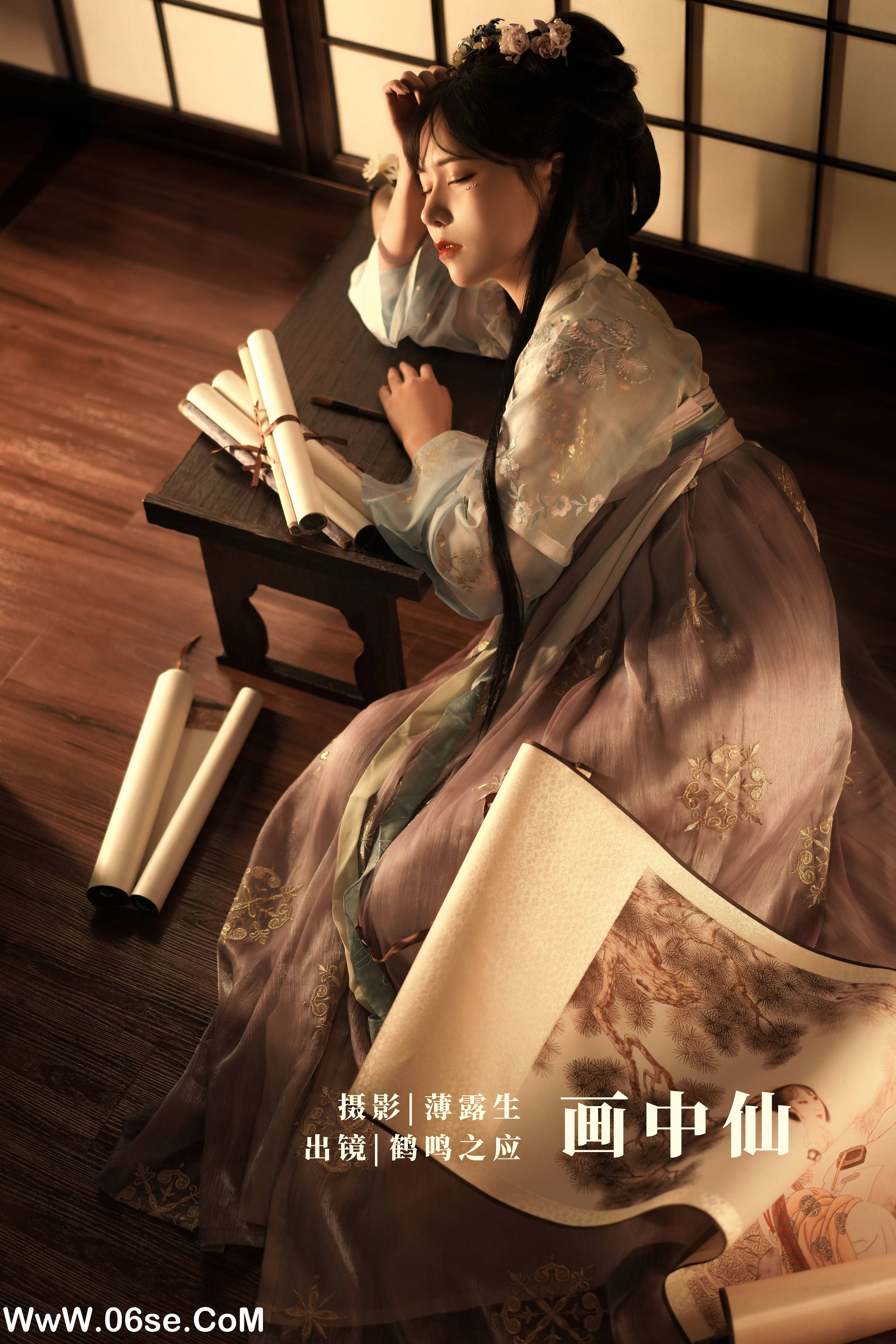 [YITUYU艺图语]2022.09.28 画中仙 鹤鸣之应-[23+1P／624MB]-六色网