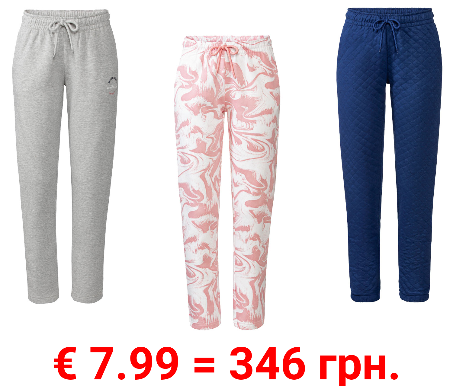 esmara® Damen Sweathose mit Gummizugbund