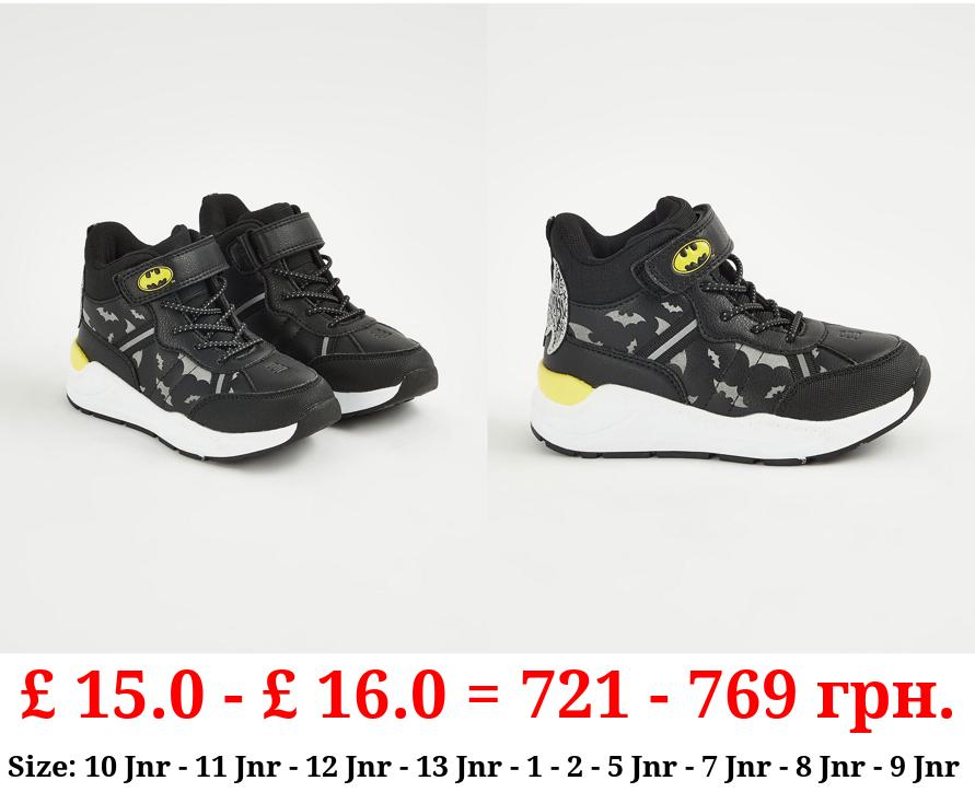 DC Comics Batman Black High Top Trainers