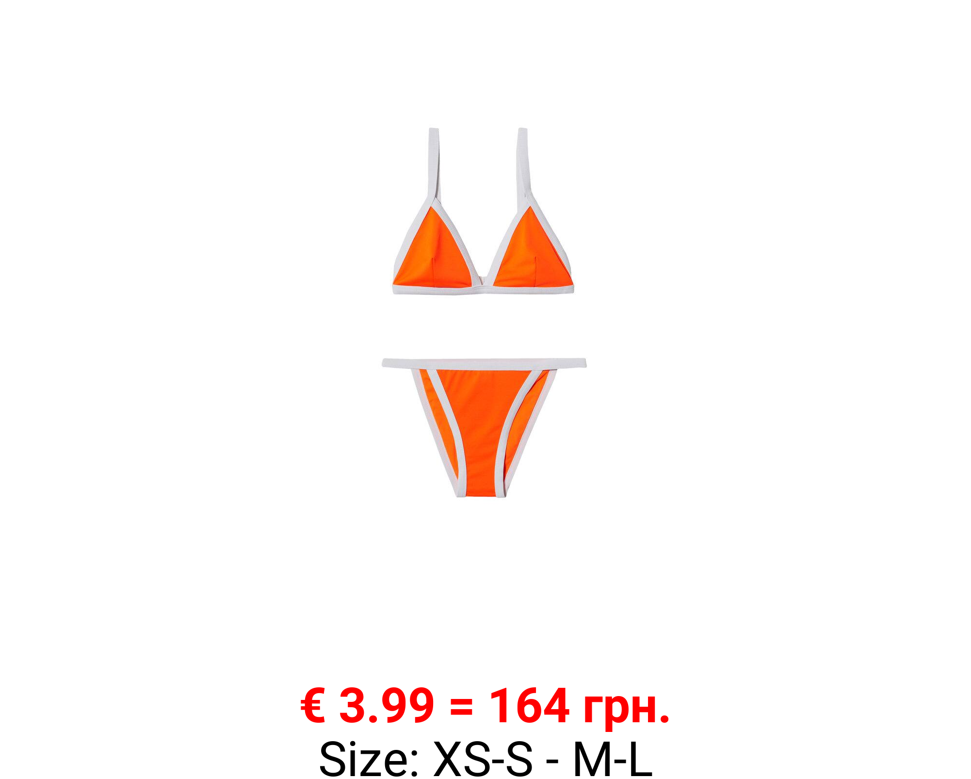 Bikini costuras contraste