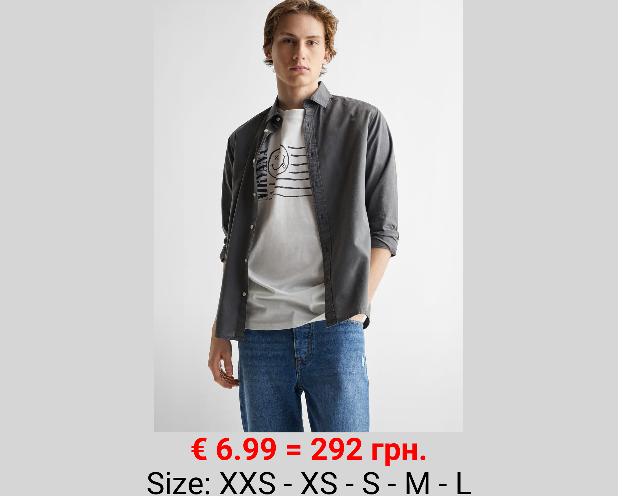 Camiseta diseño nirvana