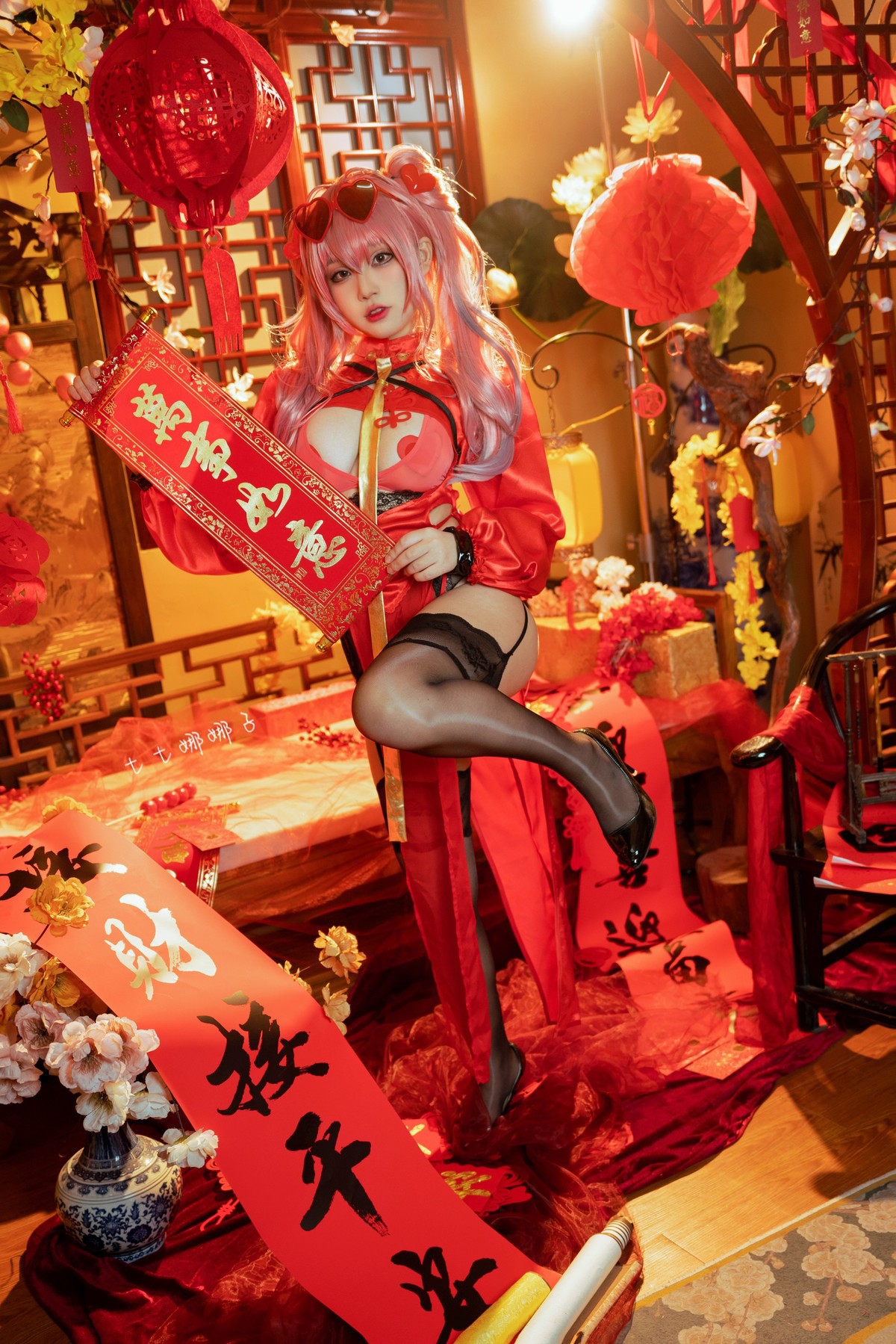 Cosplay 七七娜娜子 布莱默顿新春旗袍 Set.02 12