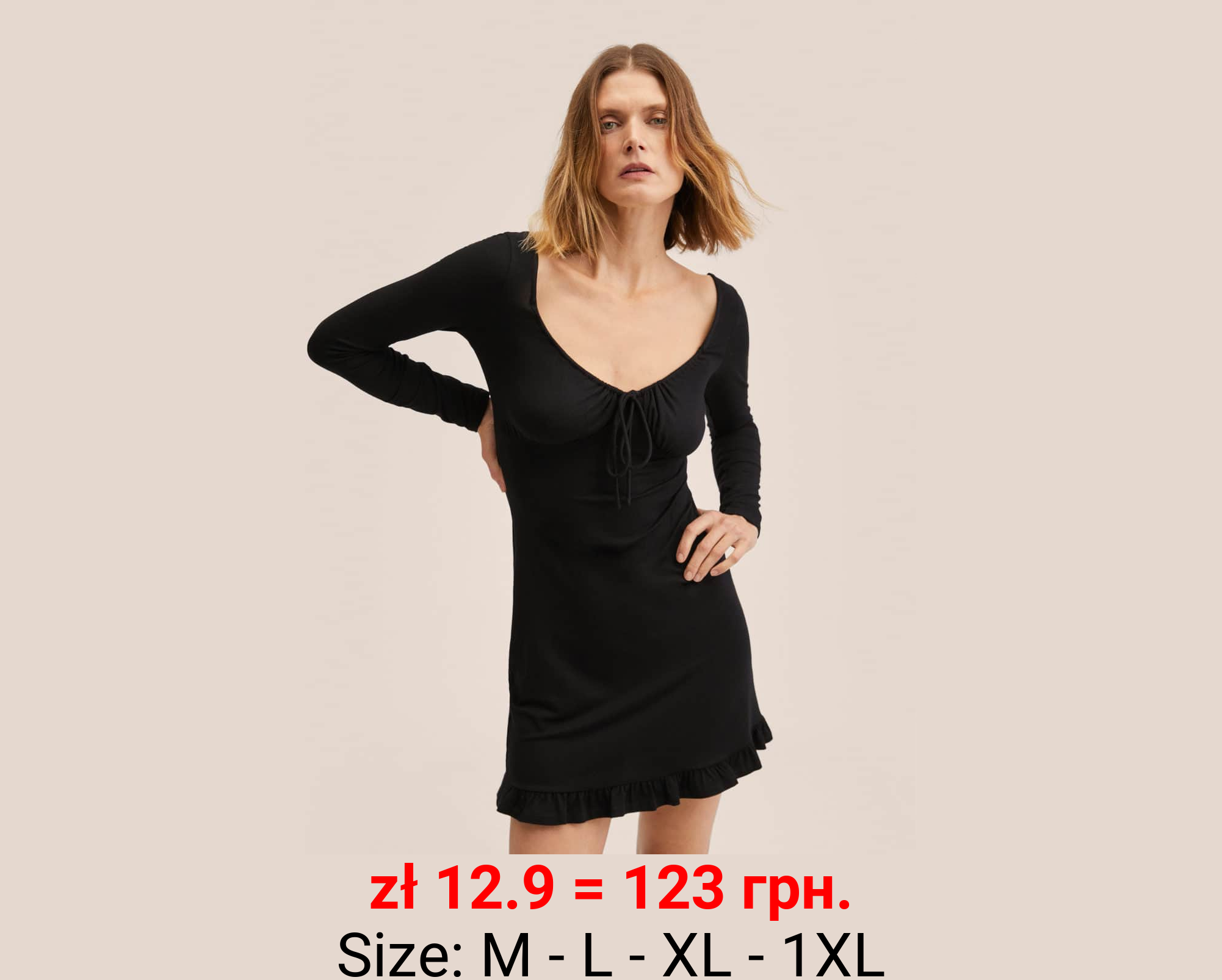 Vestido cordón ajustable