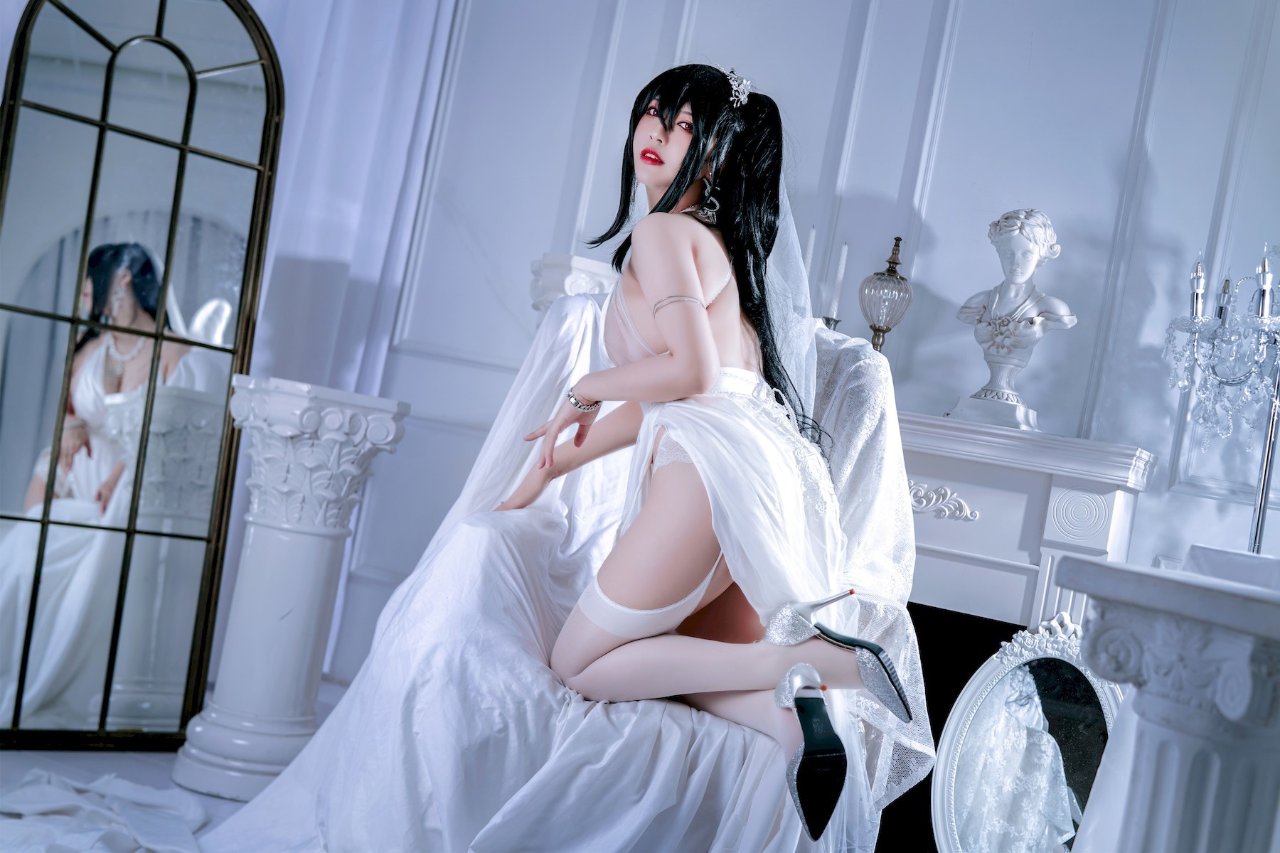 Cosplay 半半子 大凤礼服 Taihou 22