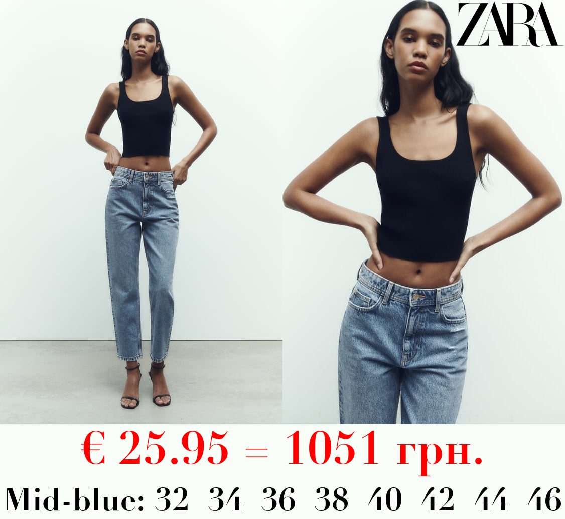 Z1975 DENIM MOM-FIT HIGH-WAIST JEANS