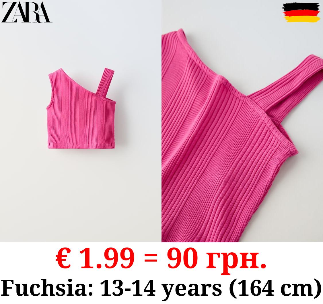 ASYMMETRIC STRAPPY T-SHIRT