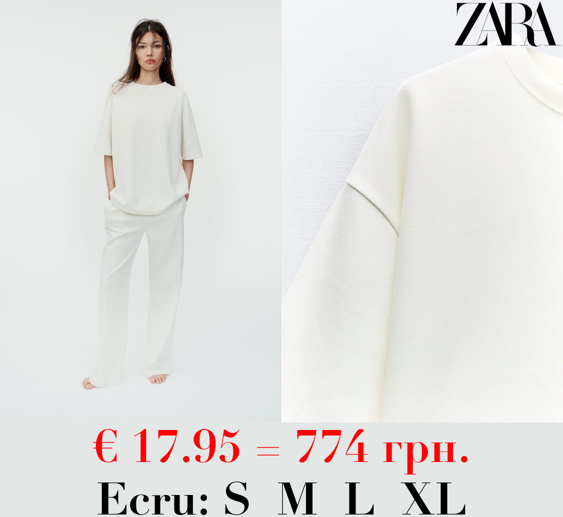 WASHED INTERLOCK T-SHIRT