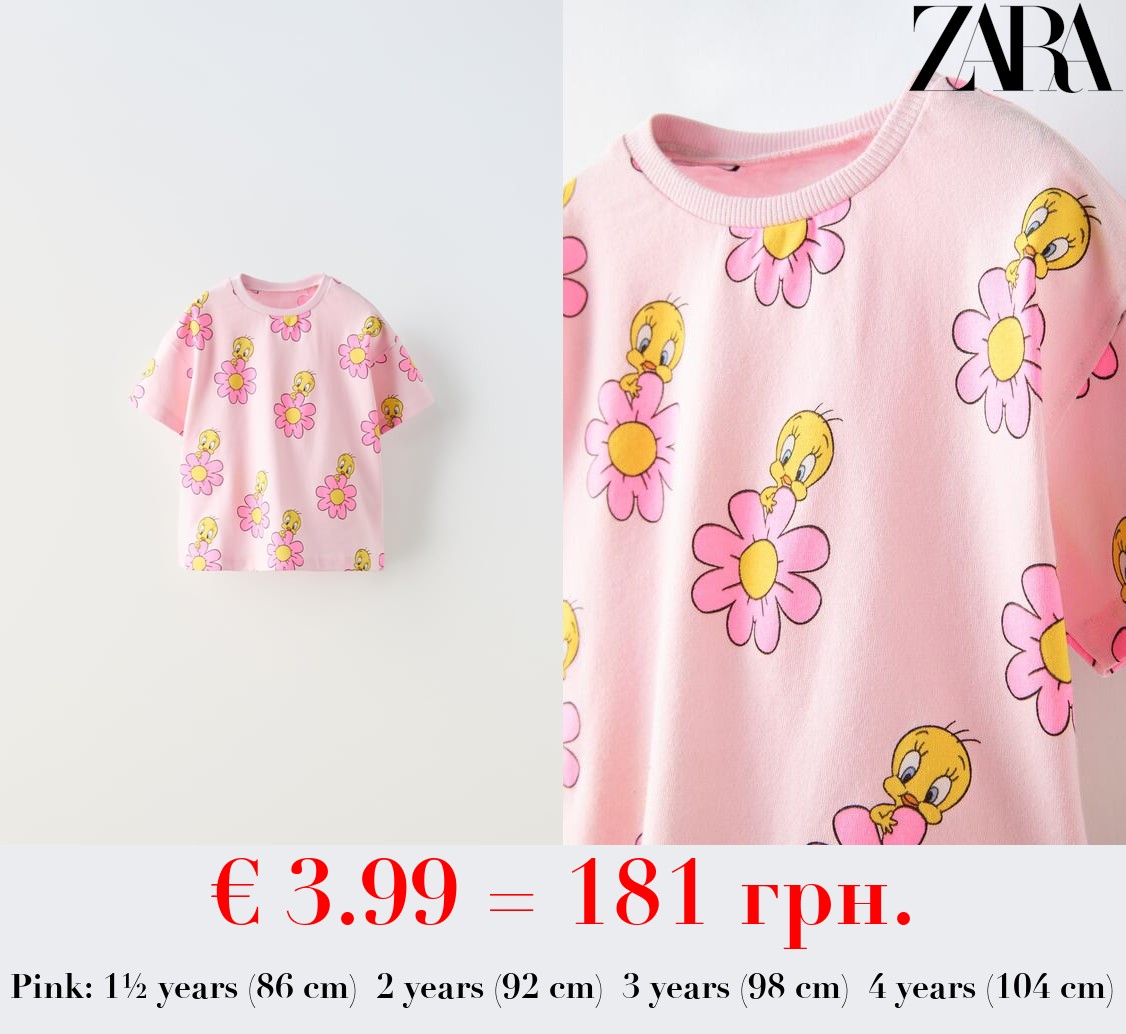 TWEETY ™ LOONEY TUNES FLORAL T-SHIRT