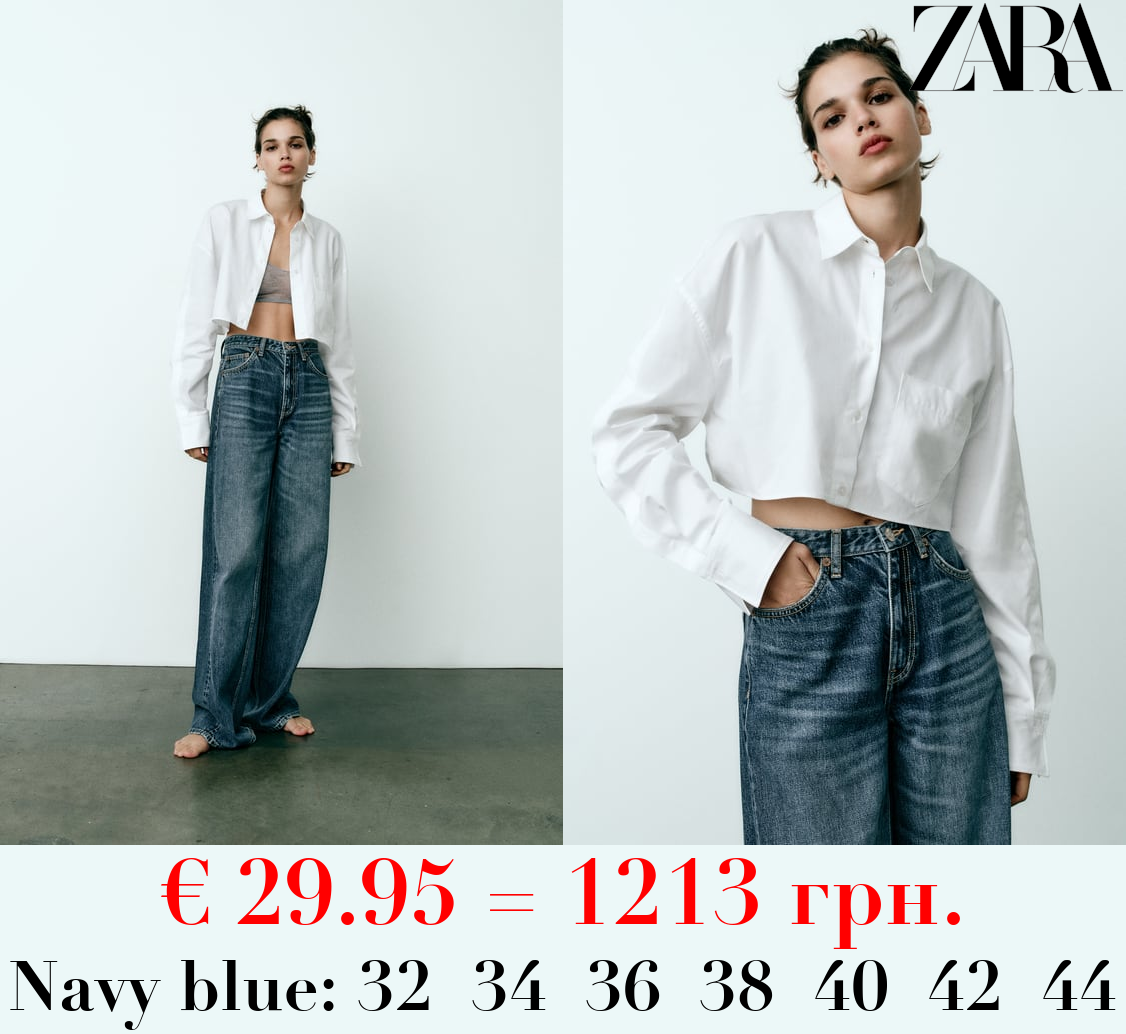 TRF WIDE-LEG MID-RISE FULL LENGTH JEANS