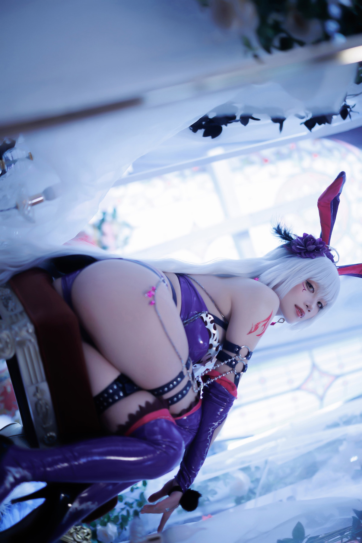 Cosplay Cien恩恩 黑贞兔女郎泳装 6