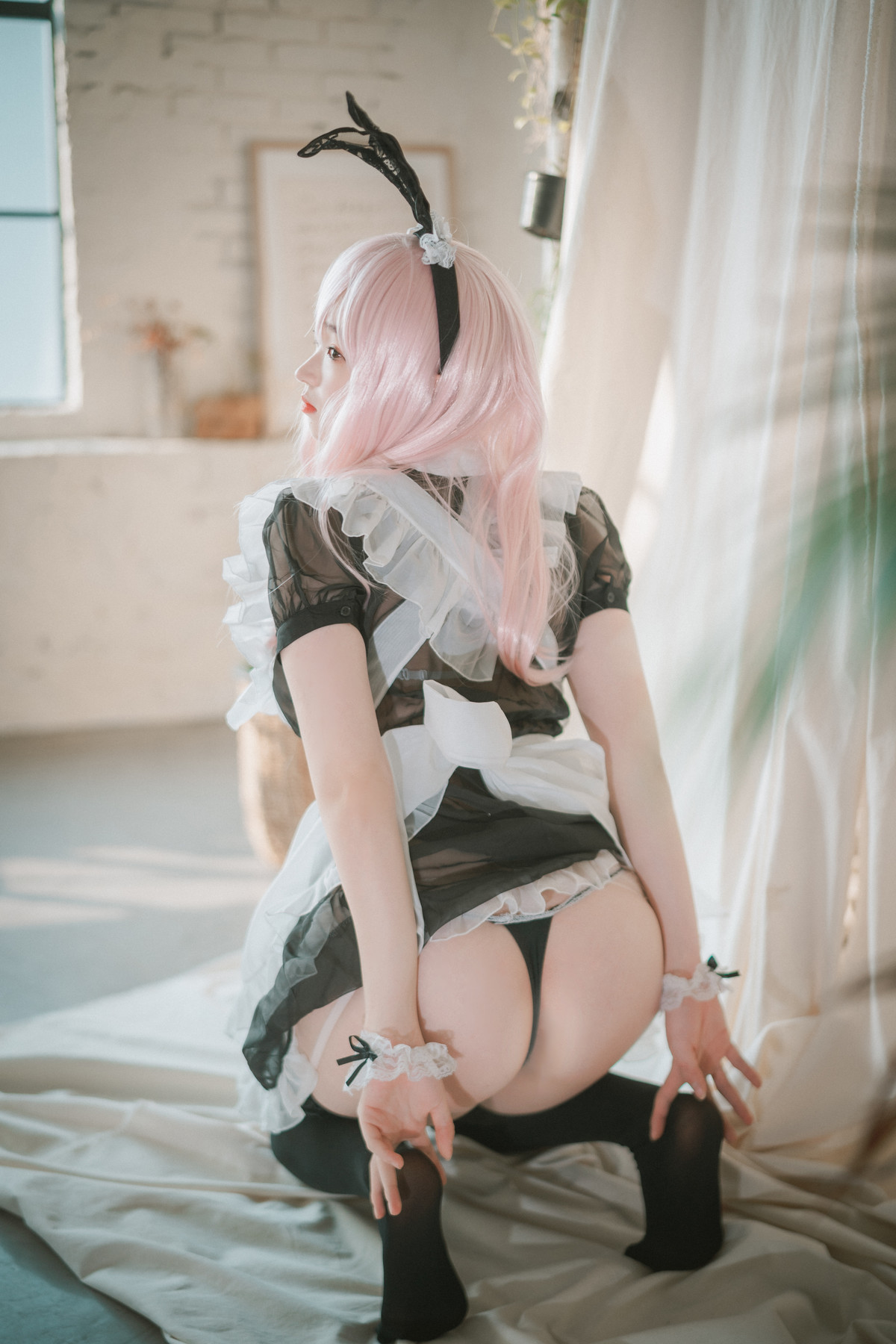 Bambi 밤비, [DJAWA] Sheer Bunny Maid 21