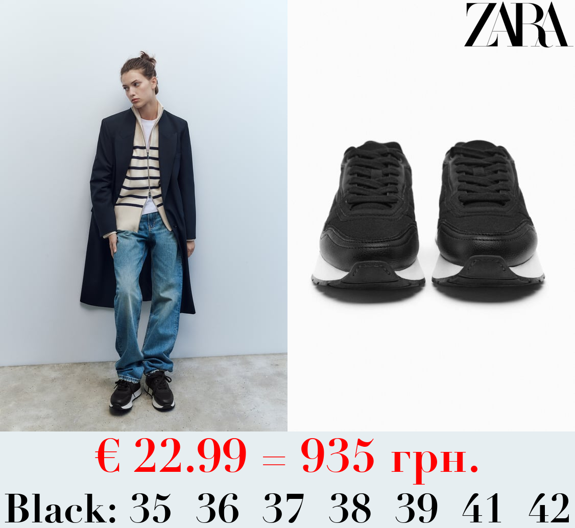 FLATFORM RUNNING TRAINERS