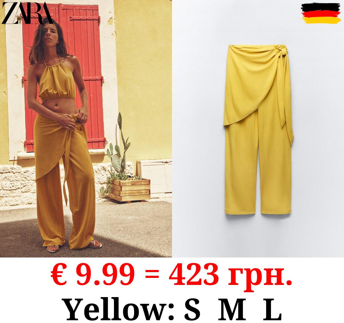 WRAP TROUSERS WITH TIES