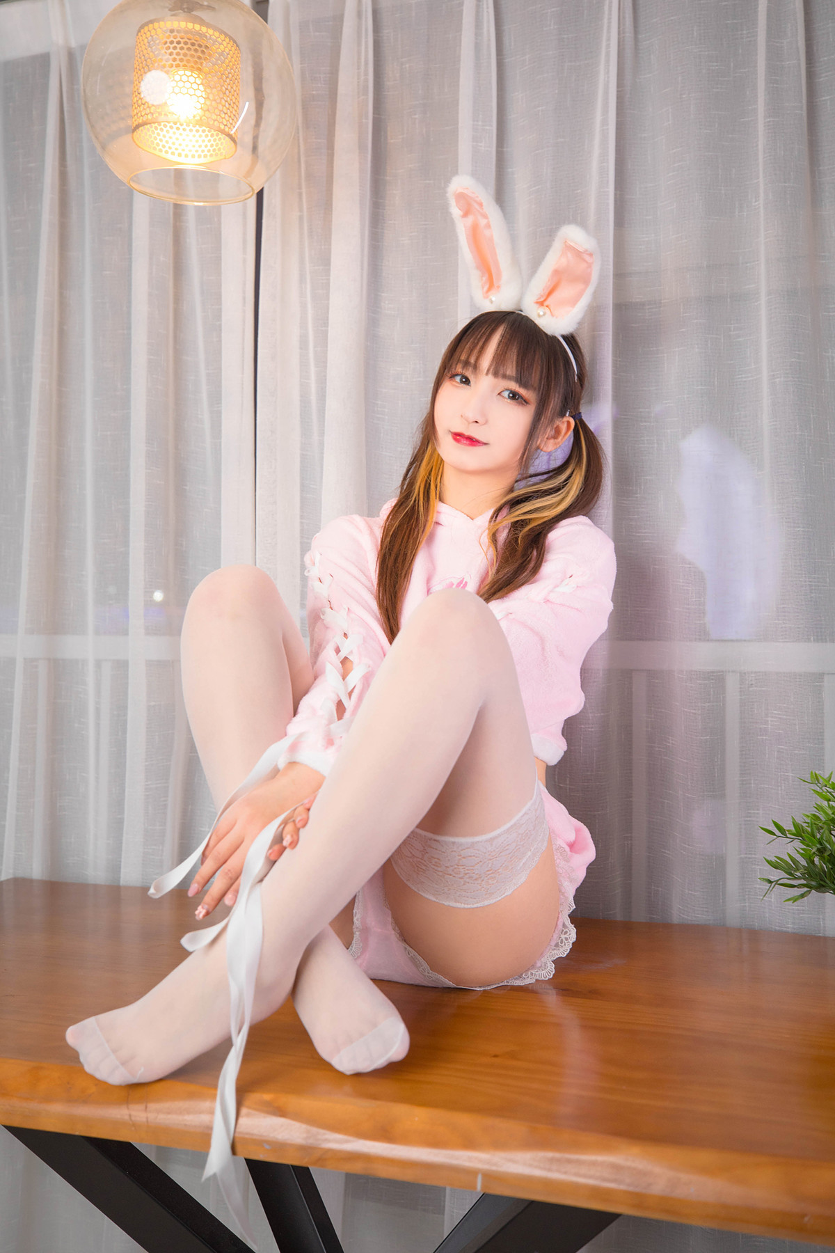Cosplay 神楽坂真冬 绝对企画-兔子少女 《ウサギタイム》 Set.01 28