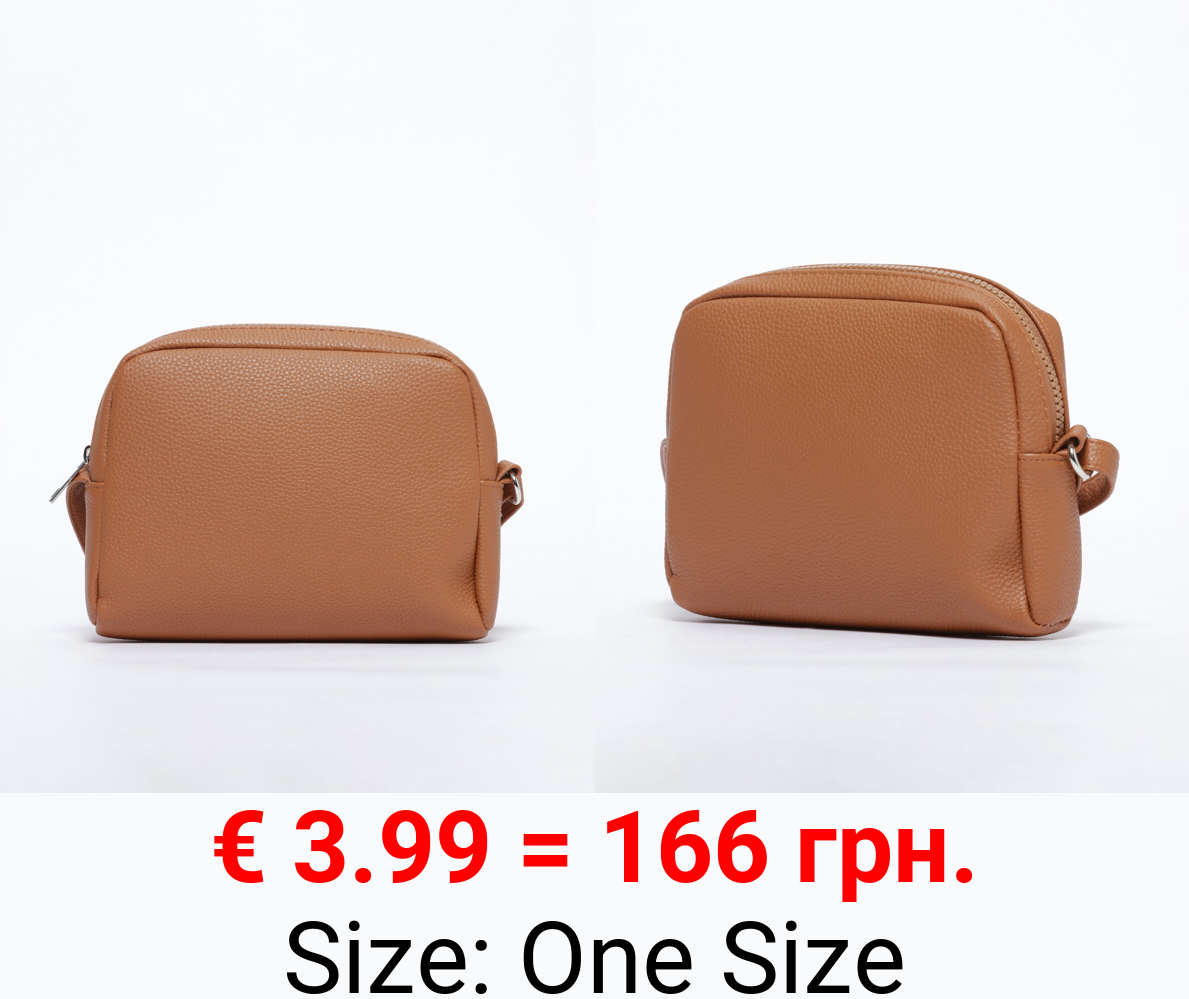 Faux leather crossbody bag