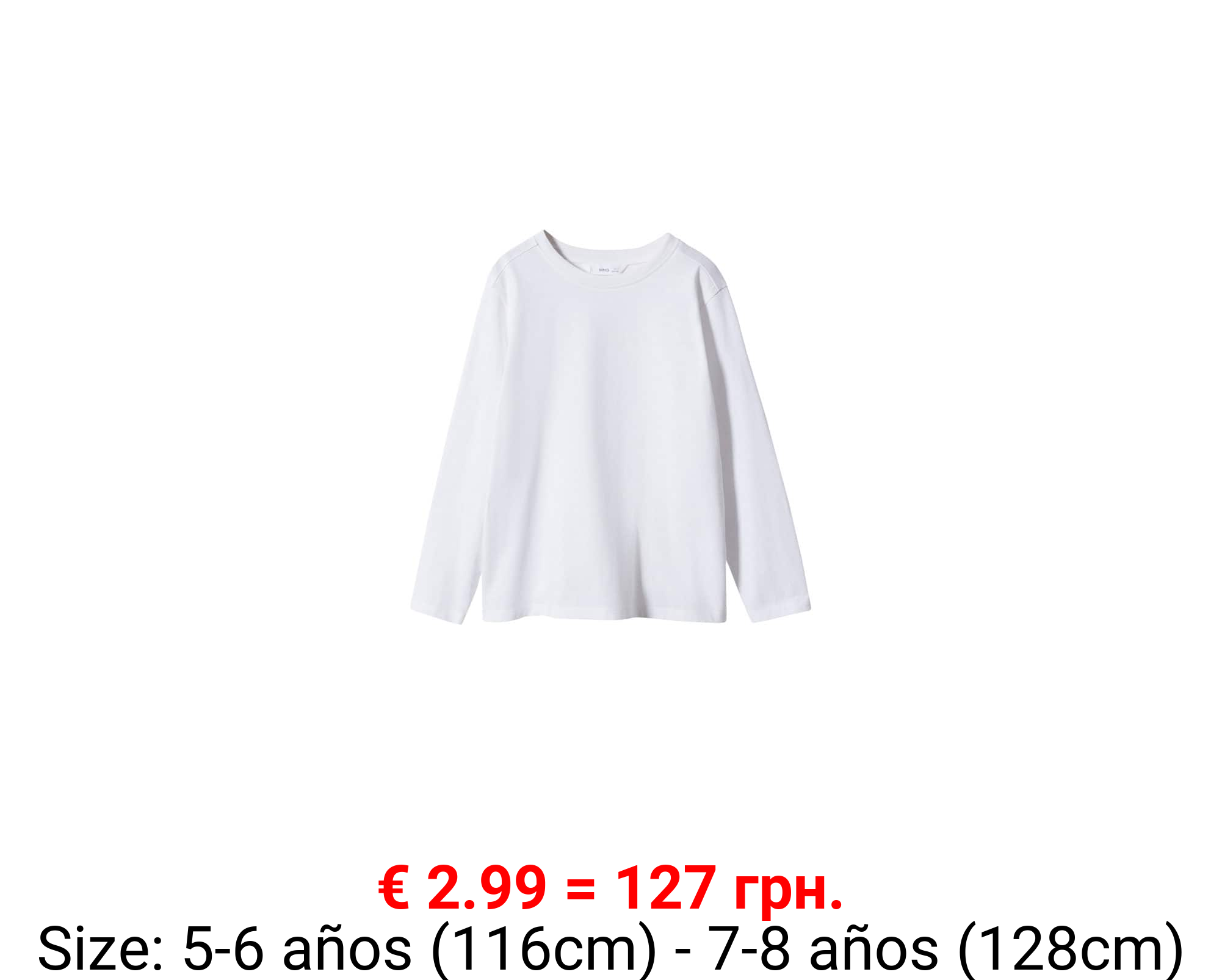 Camiseta manga larga