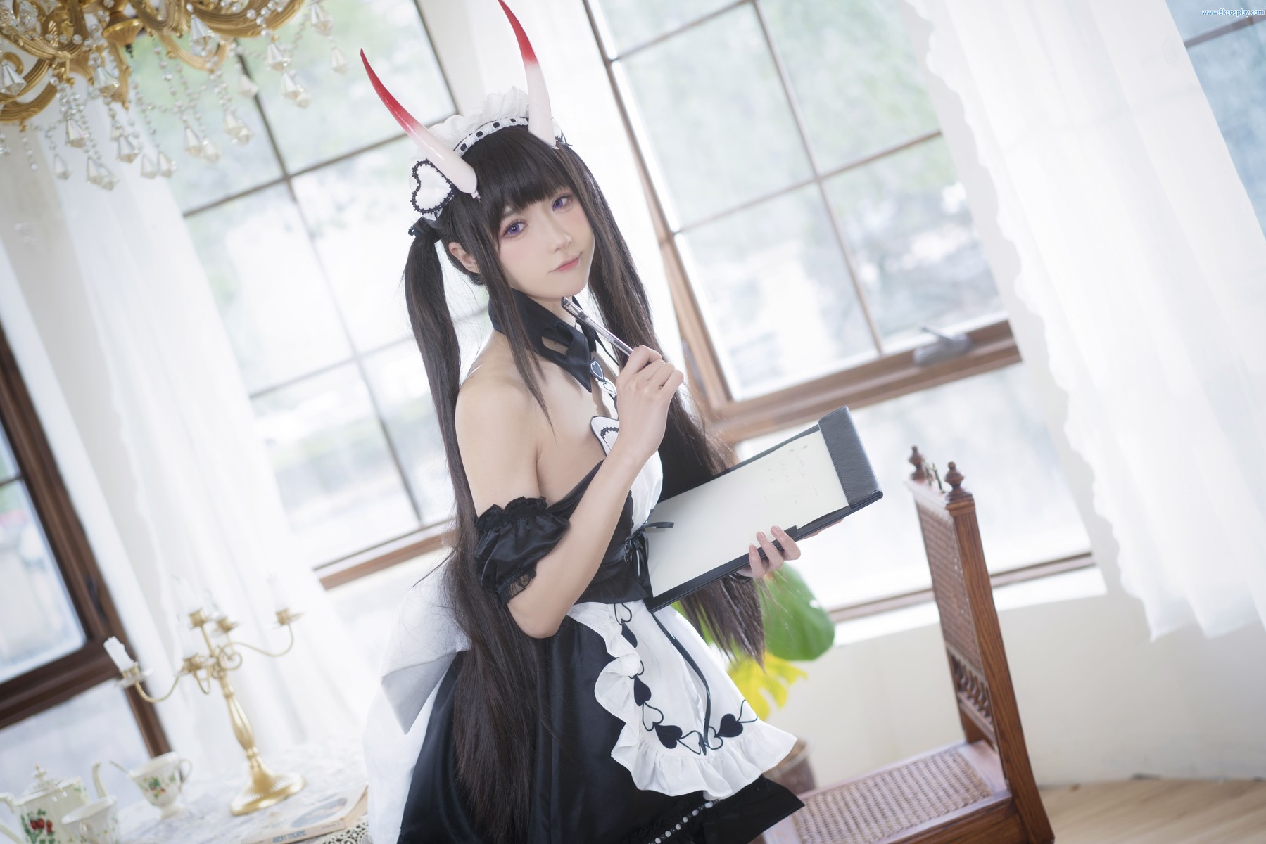 阿包也是兔娘 Cosplay 月舰长 能代女仆 1
