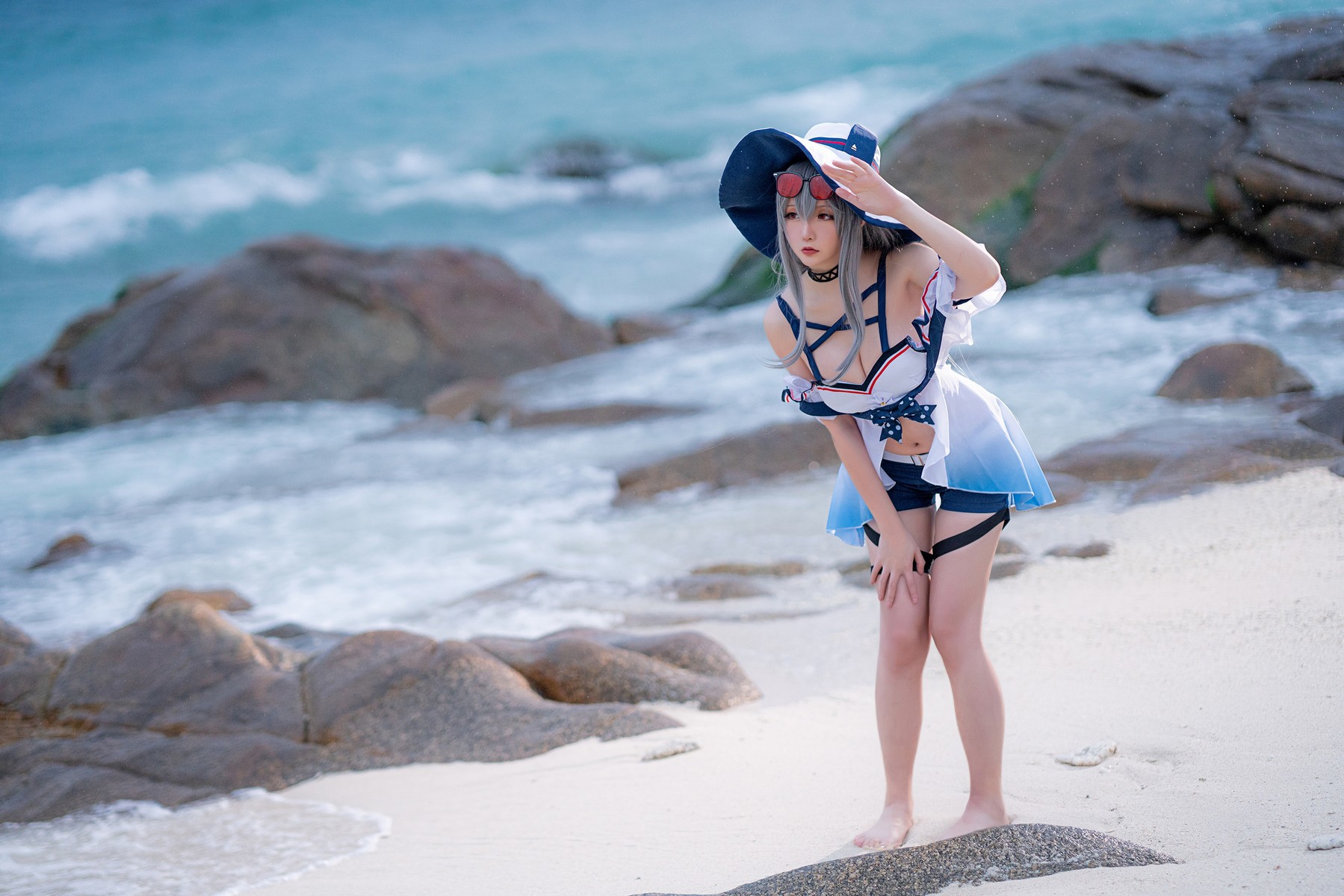Cosplay 星之迟迟Hoshilily 斯卡蒂 19