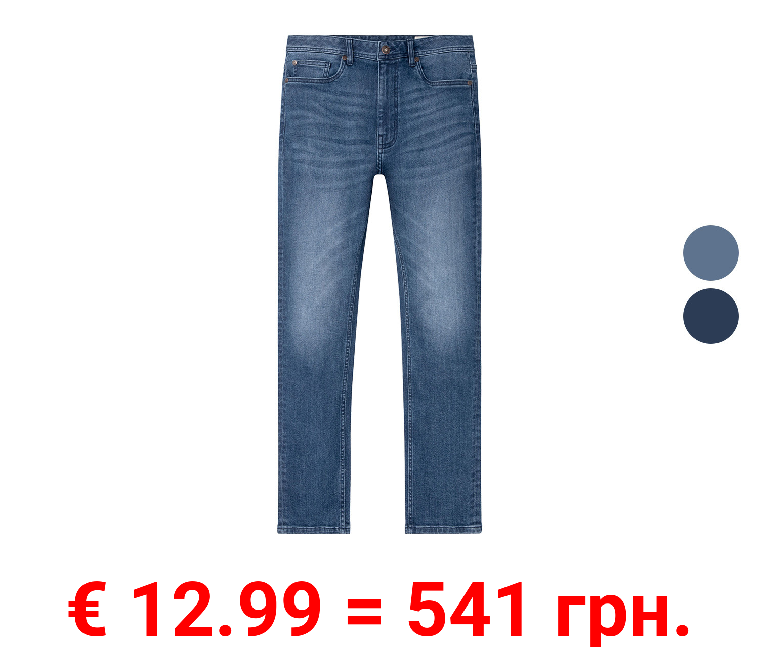 LIVERGY® Herren Jeans, Slim Fit, mit normaler Leibhöhe