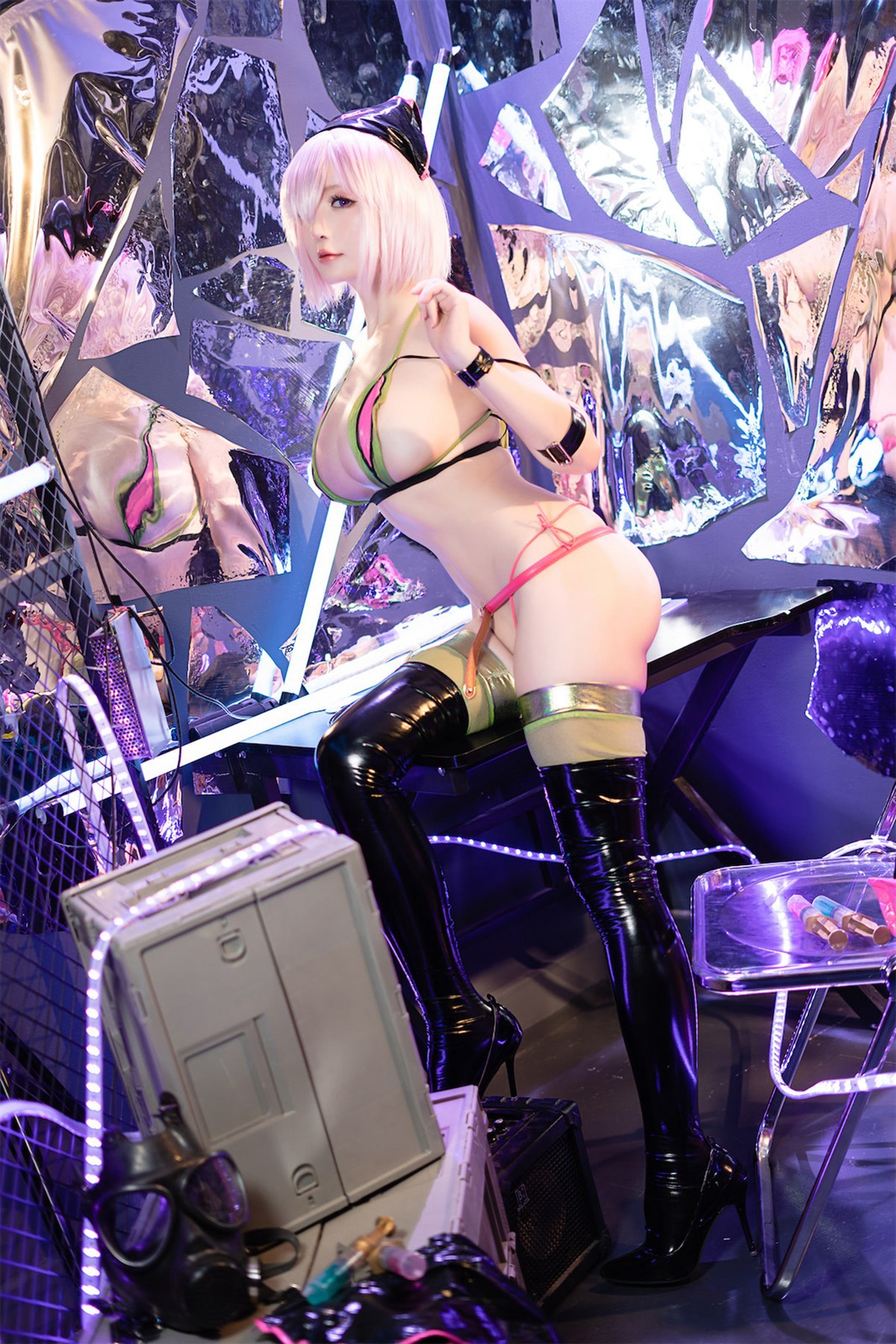 星之迟迟 Cosplay 玛修同人护士 Vol.02 21