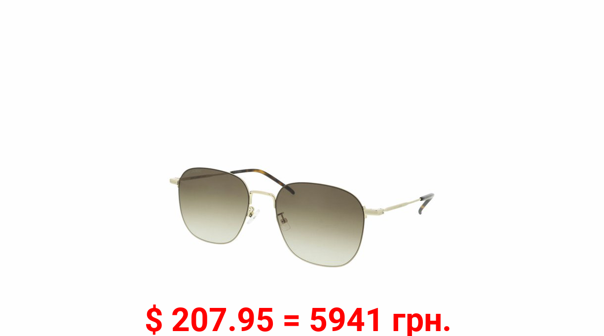 YVES SAINT LAURENT SL 388K WIRE 004 Sunglasses Gold Frame Brown Lenses 57mm