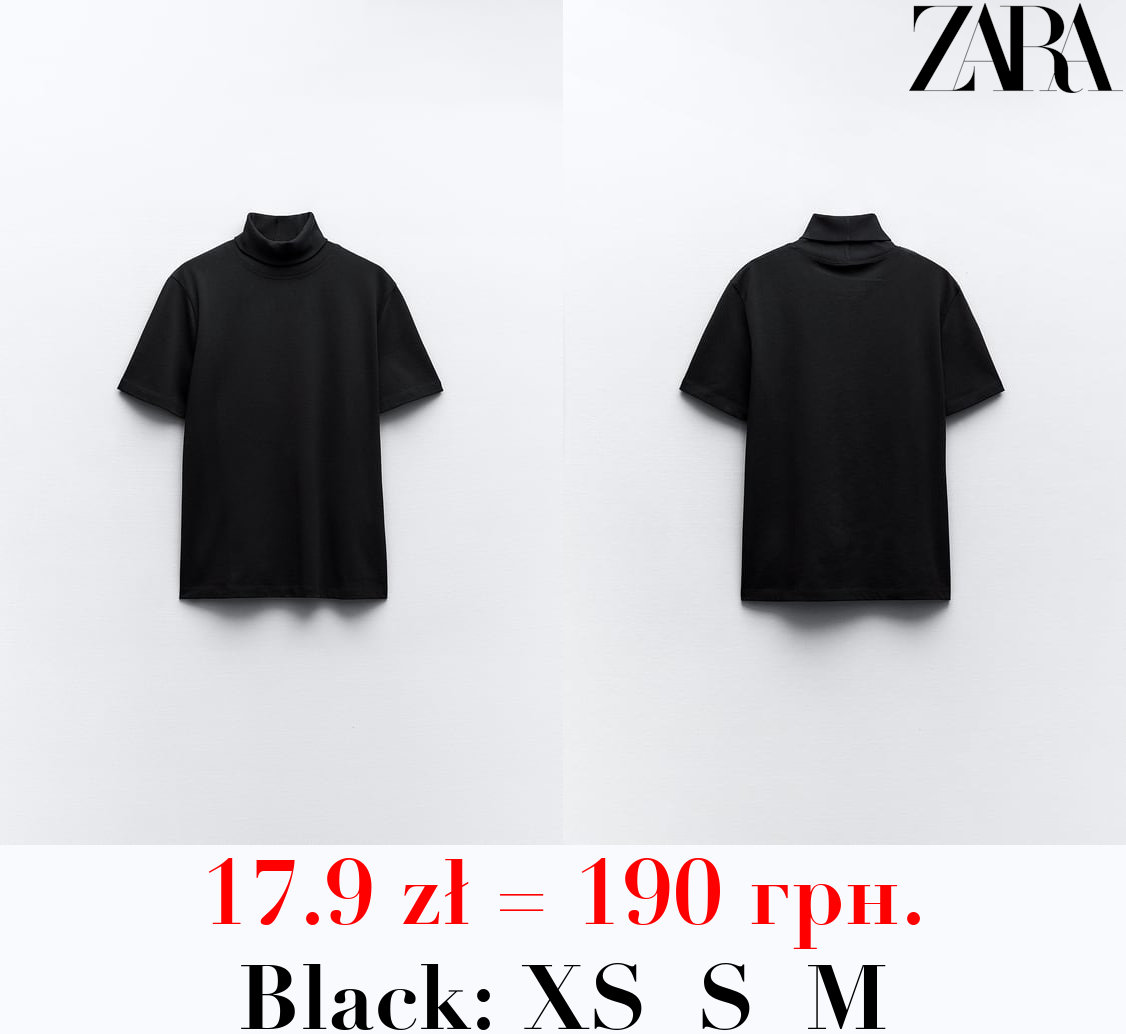 HEAVY COTTON TURTLENECK TOP