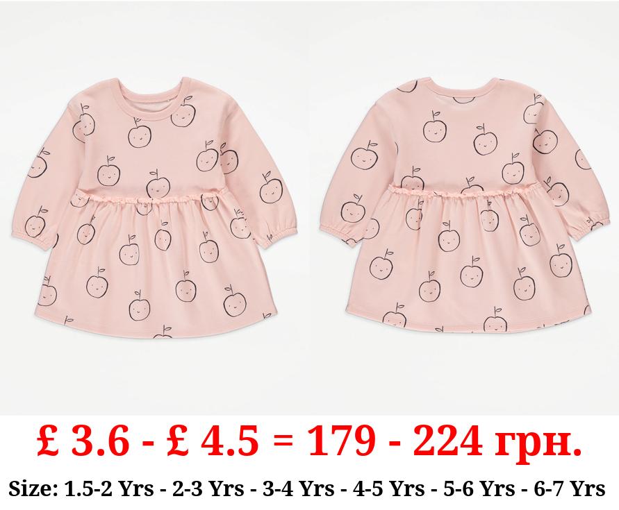 Pink Apple Sweater Dress