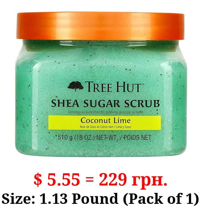 Tree Hut Shea Sugar Body Scrub Coconut Lime 18 oz