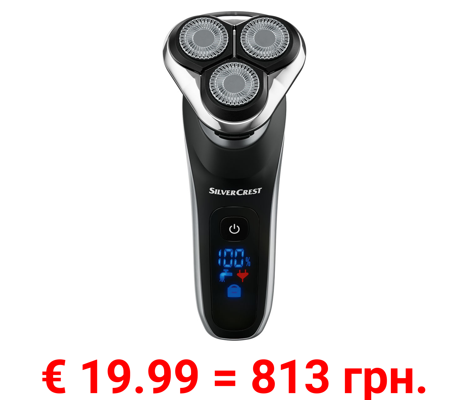 Silvercrest Personal Care Rotationsrasierer »SRR 3.7 D5«, Akku- oder Netzbetrieb