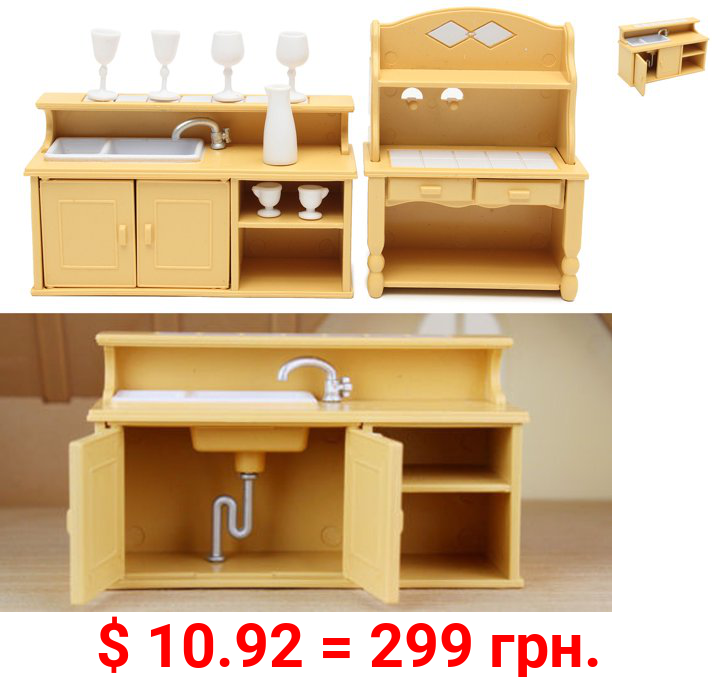 Kitchen Cabinets Set For Sylvanian Families Calico Critters Dolls SPECIAL TODAY !