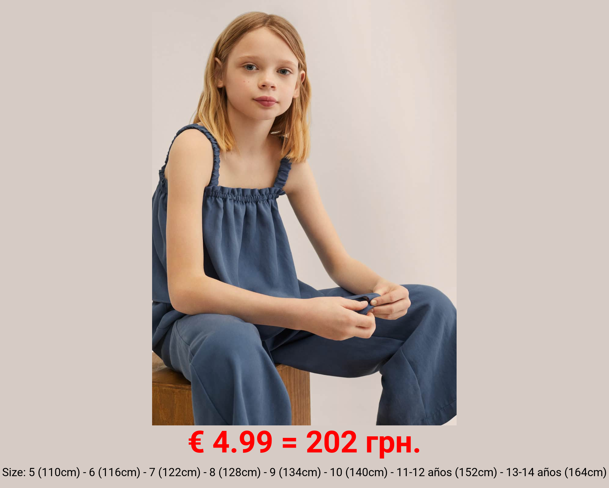 Top tirantes fruncidos