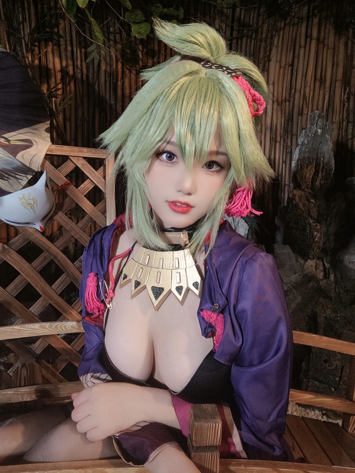 Cosplay 七七娜娜子 久岐忍同人 26