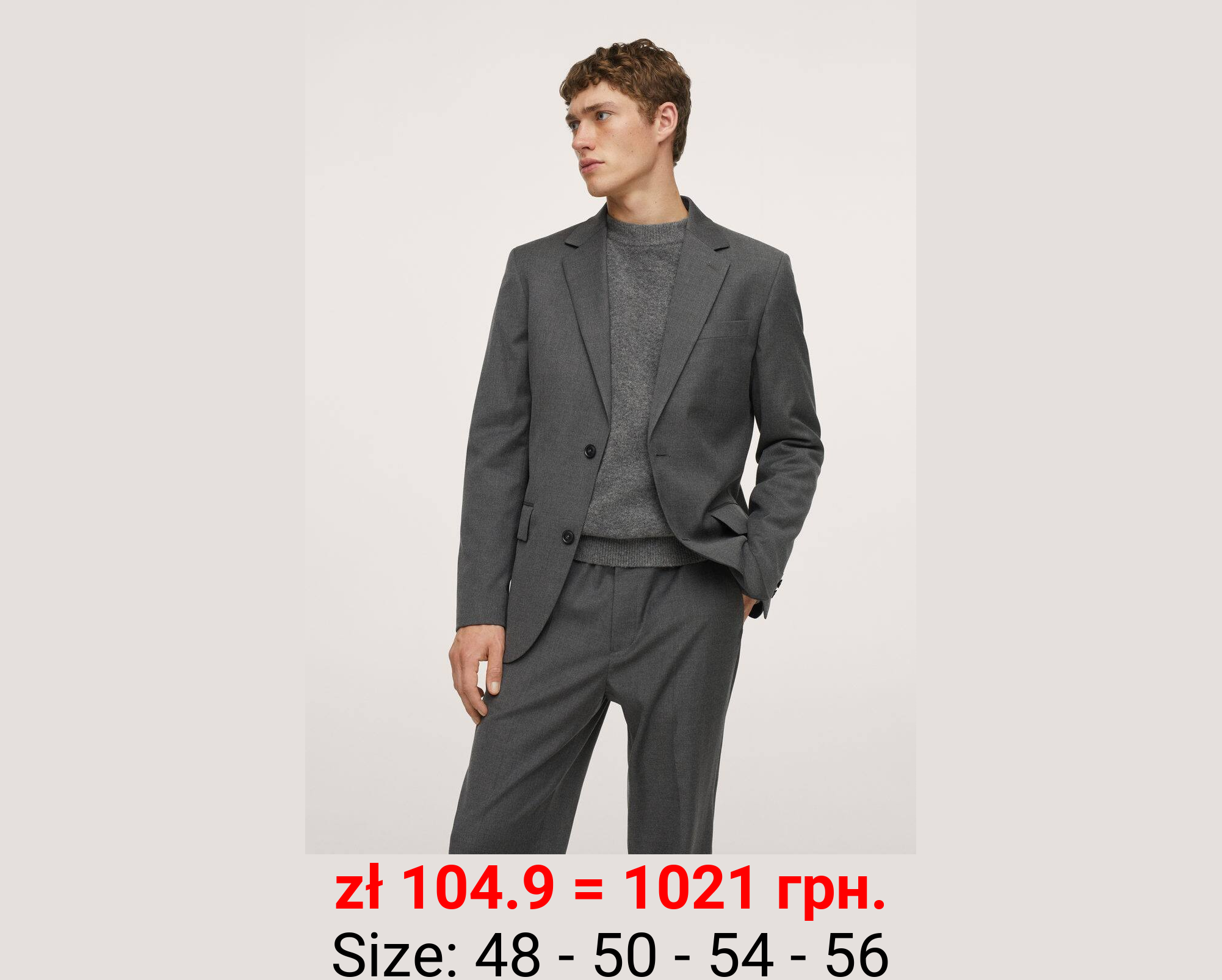 Americana traje slim fit