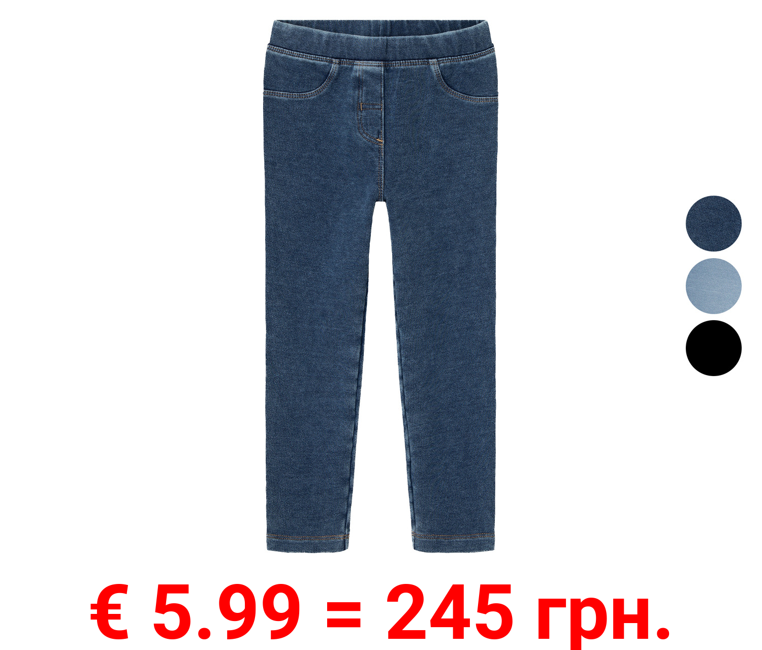 lupilu® Kleinkinder Mädchen Jeggings, elastischer Bund