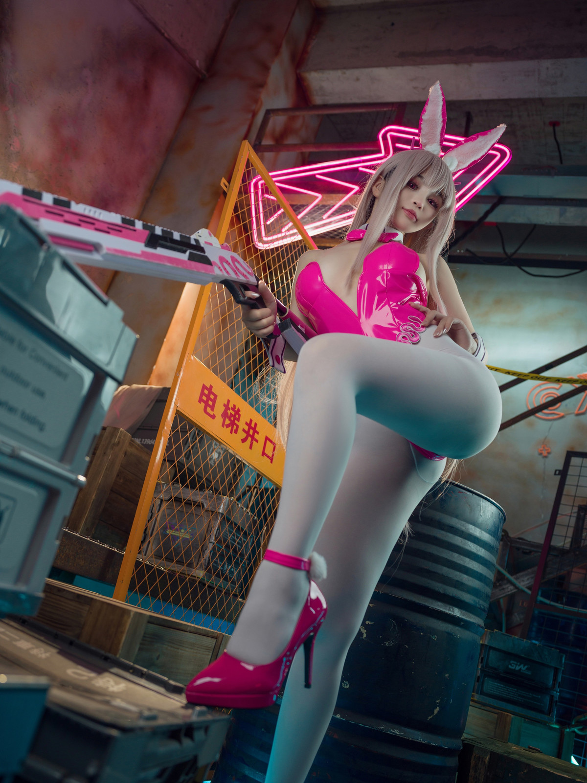 Cosplay 桜井宁宁 Viper Bunny 毒蛇兔女郎 30