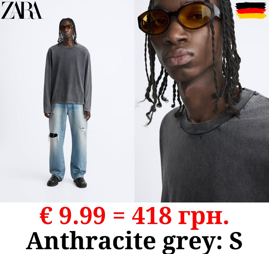 FADED LONG SLEEVE TOP