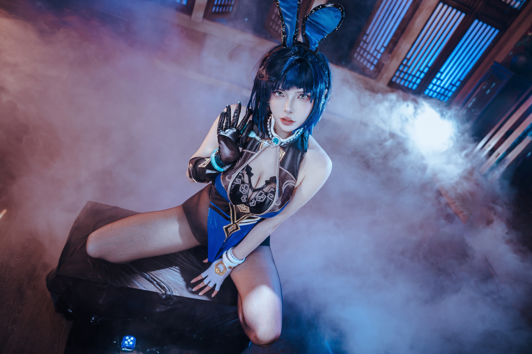 Cosplay 夏小秋秋秋 夜兰 兔女郎 Set.01 29