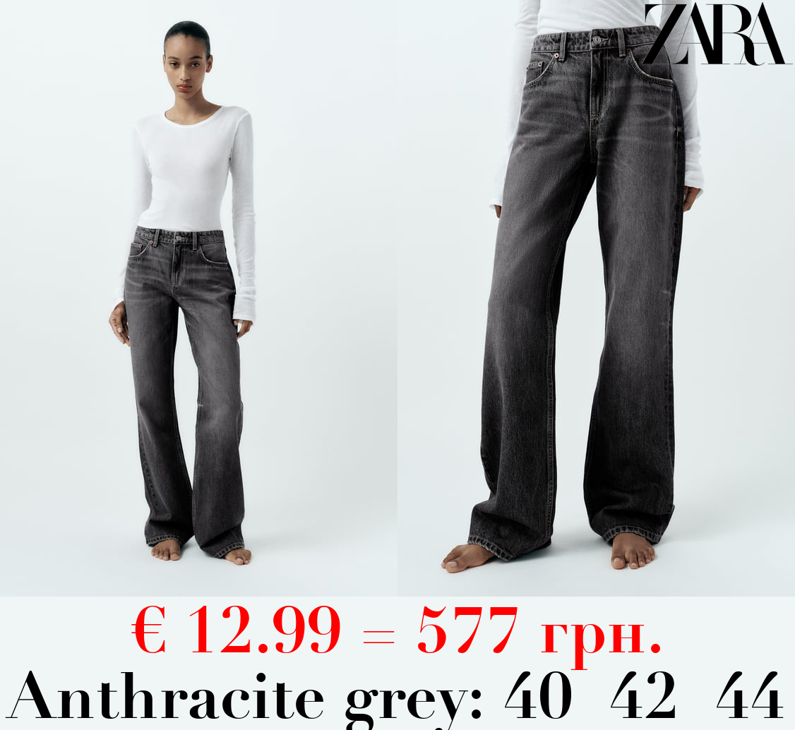 TRF STRAIGHT LOW-RISE JEANS