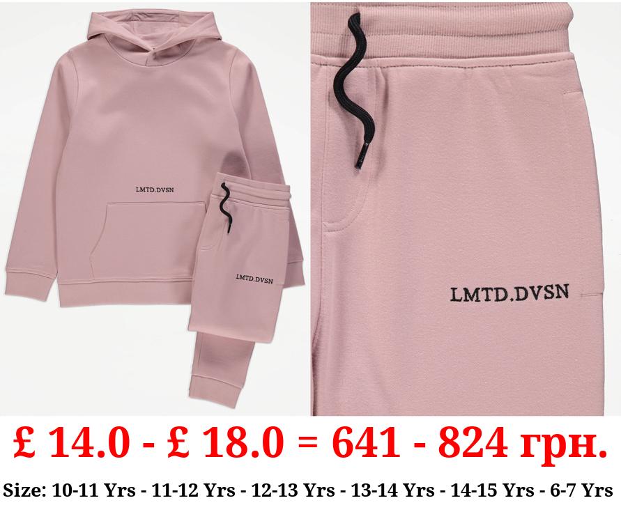 Pink Limited Division Hoodie and Joggers Outfit