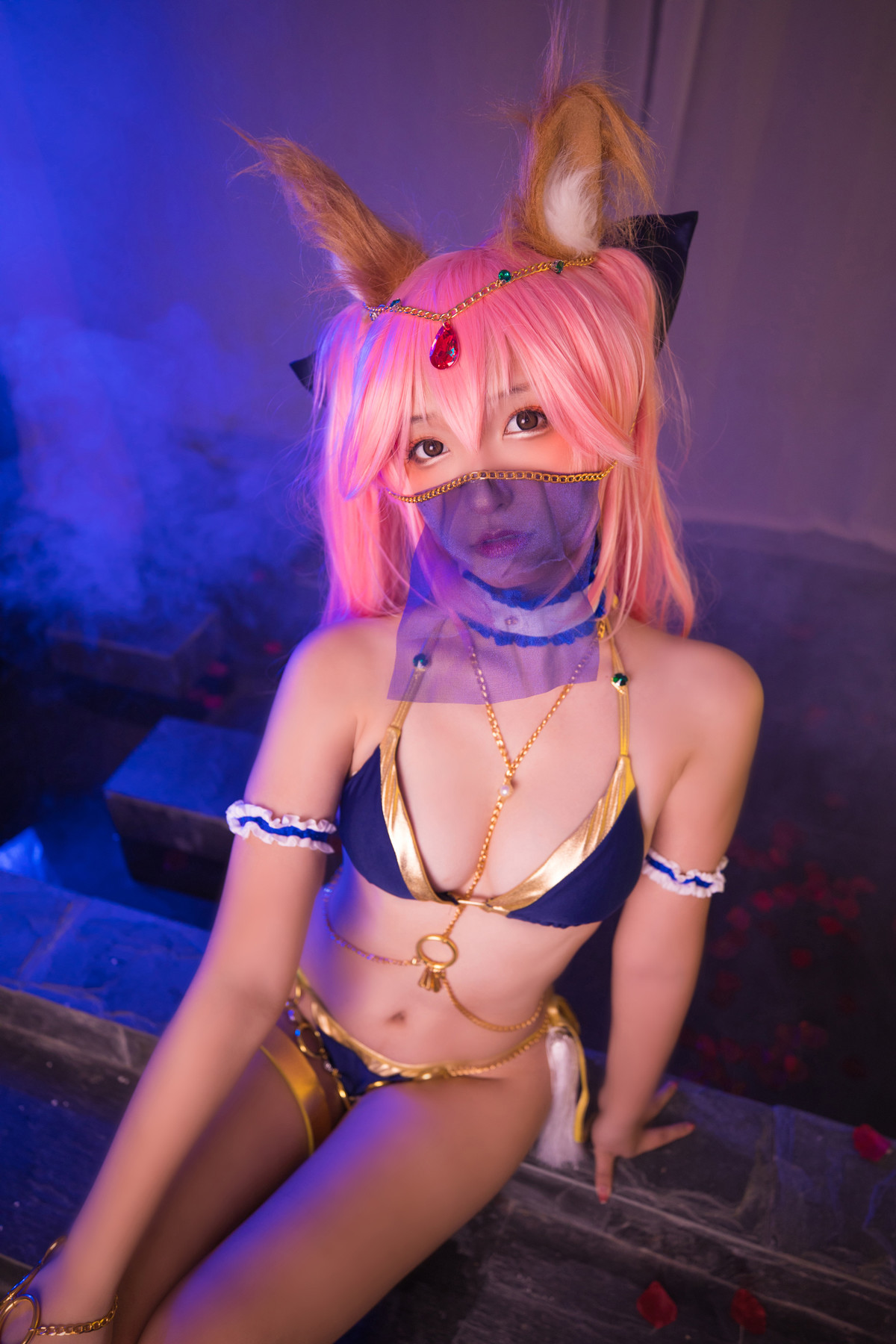 Cosplay 神楽坂真冬 玉藻前舞娘 Mysterious Love 4