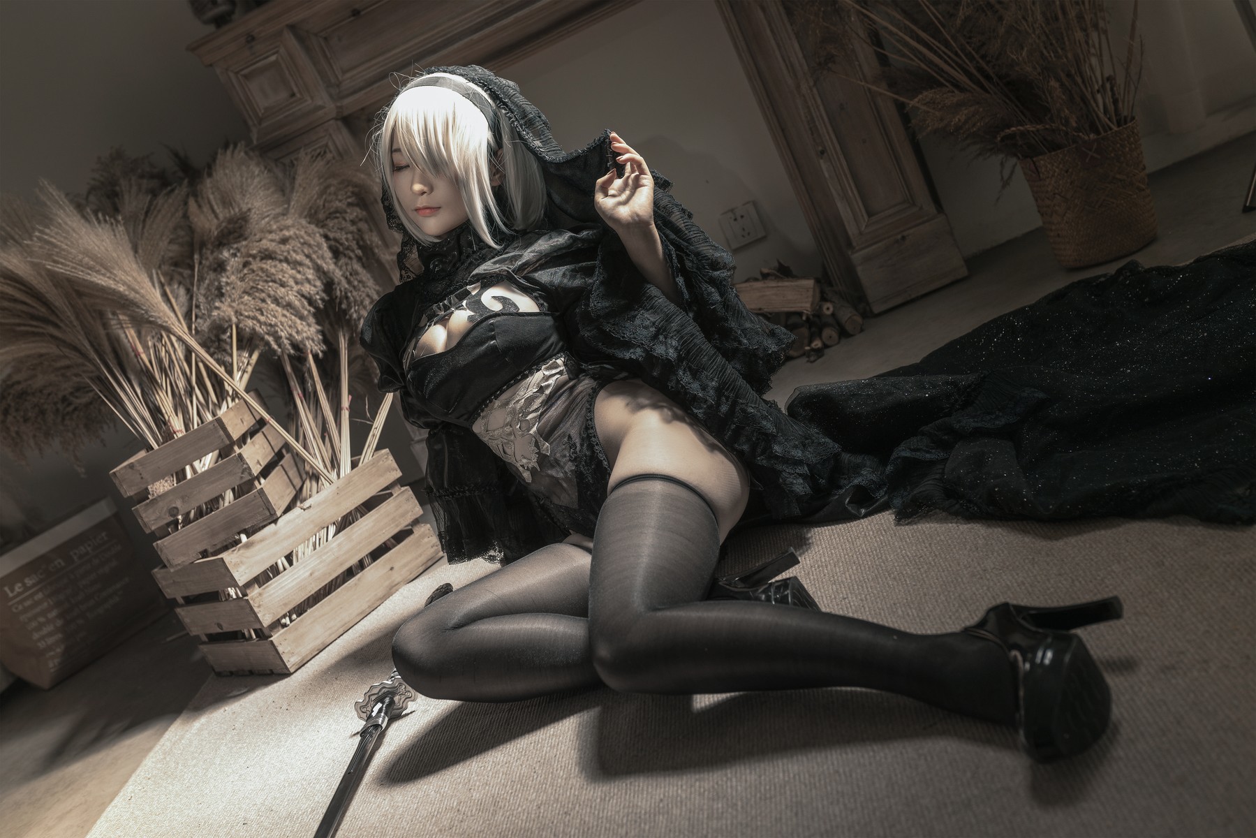 Cosplay 蠢沫沫 Chunmomo 尼尔纪元 黑花嫁 17