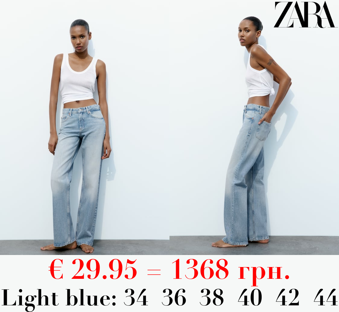 TRF WIDE-LEG MID-RISE FULL LENGTH JEANS