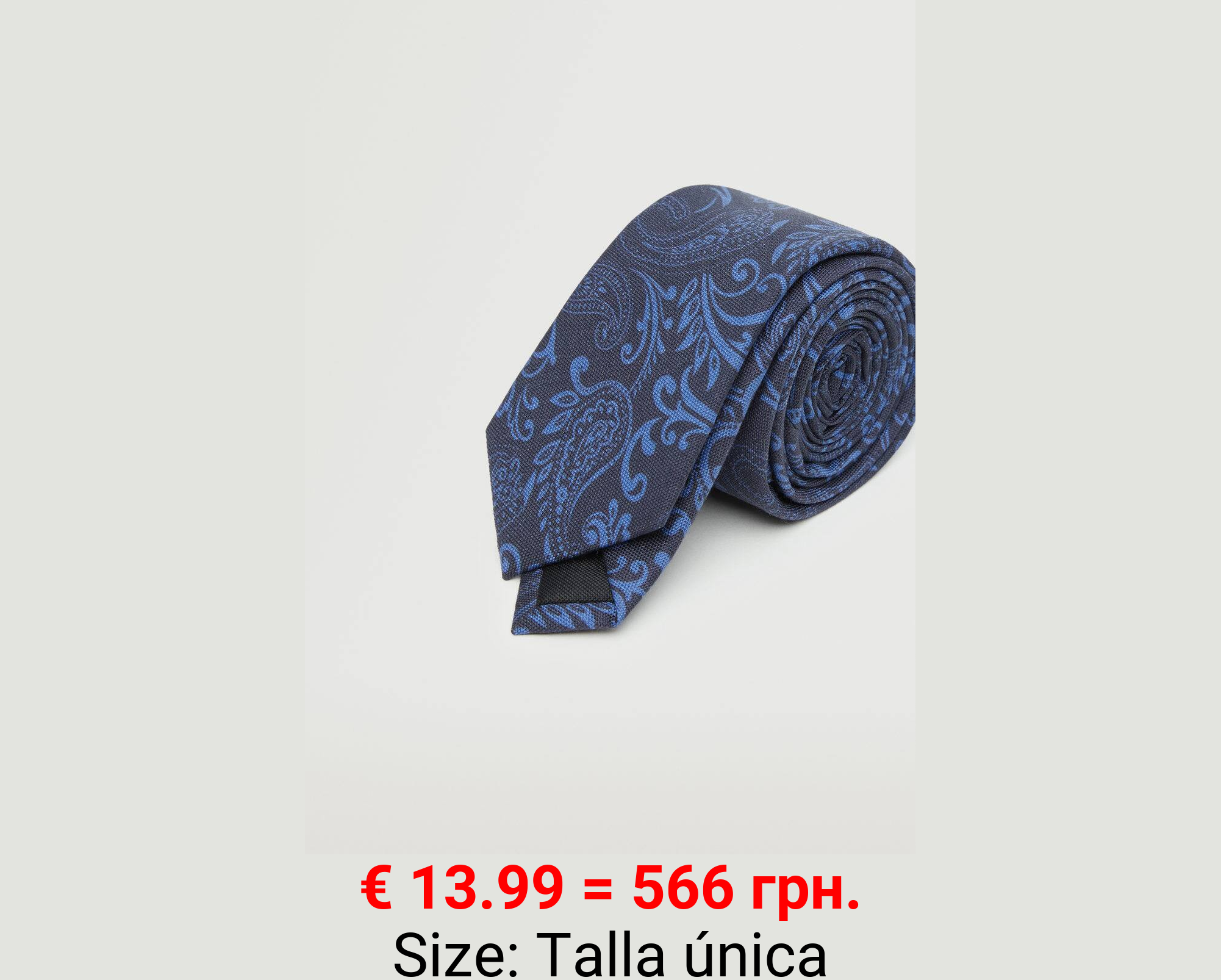 Corbata seda paisley