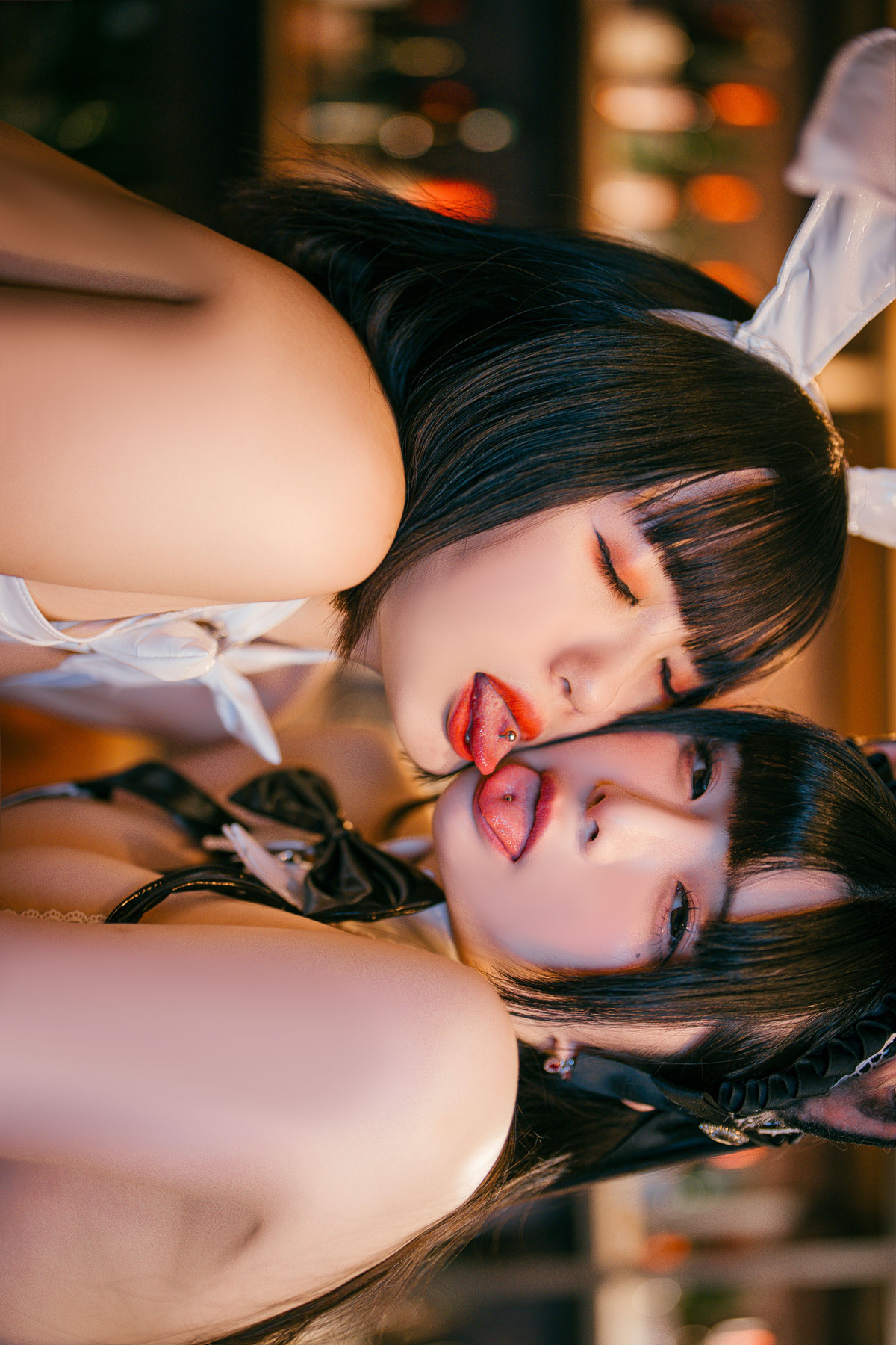 Cosplay 落落Raku Succubus Bar 65