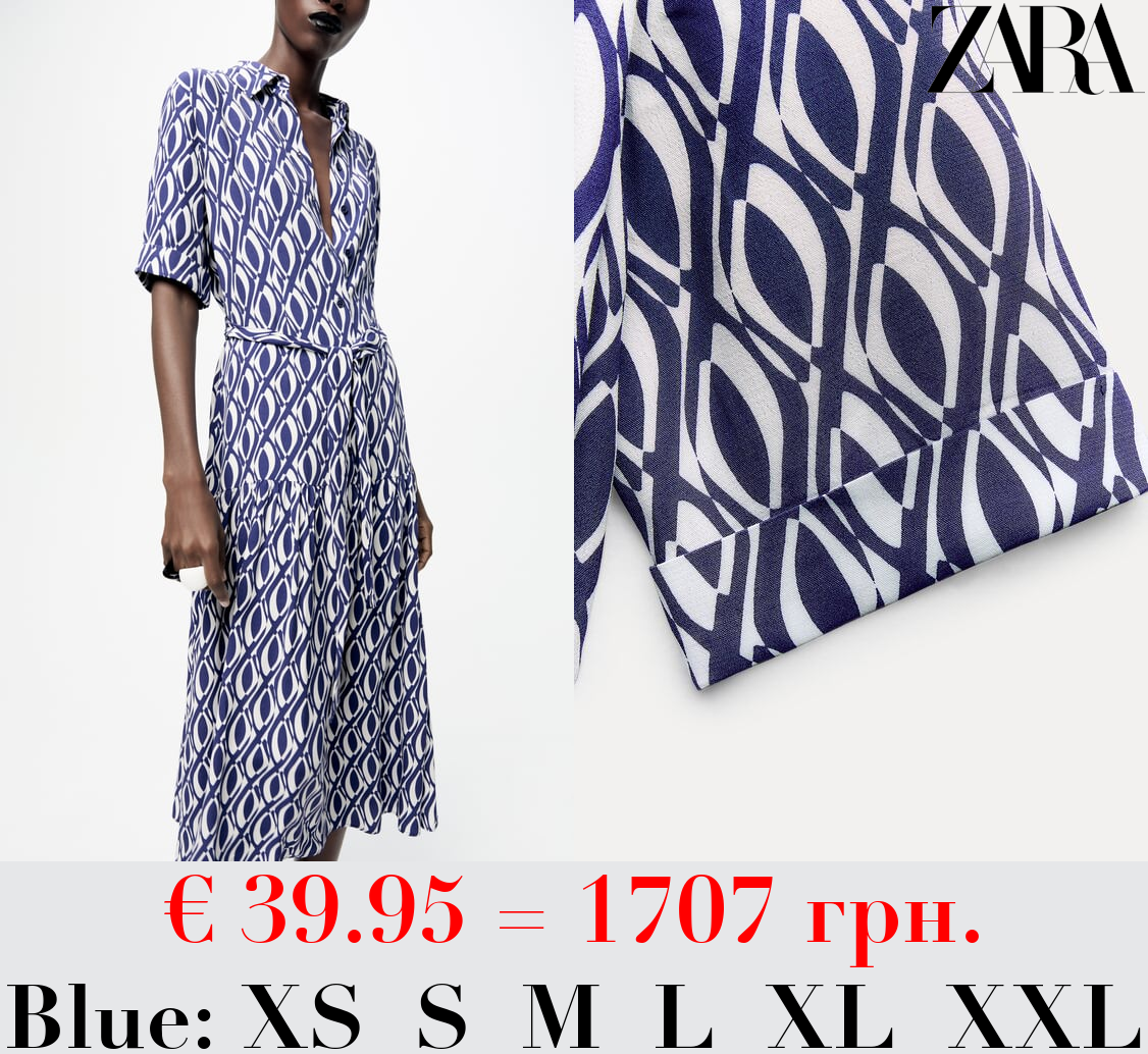 ZW COLLECTION PRINT DRESS