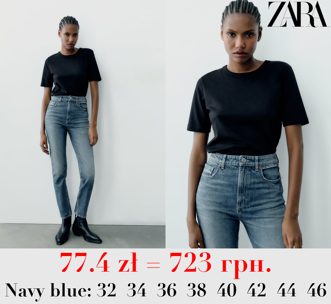 TRF MOM FIT HIGH-WAIST JEANS