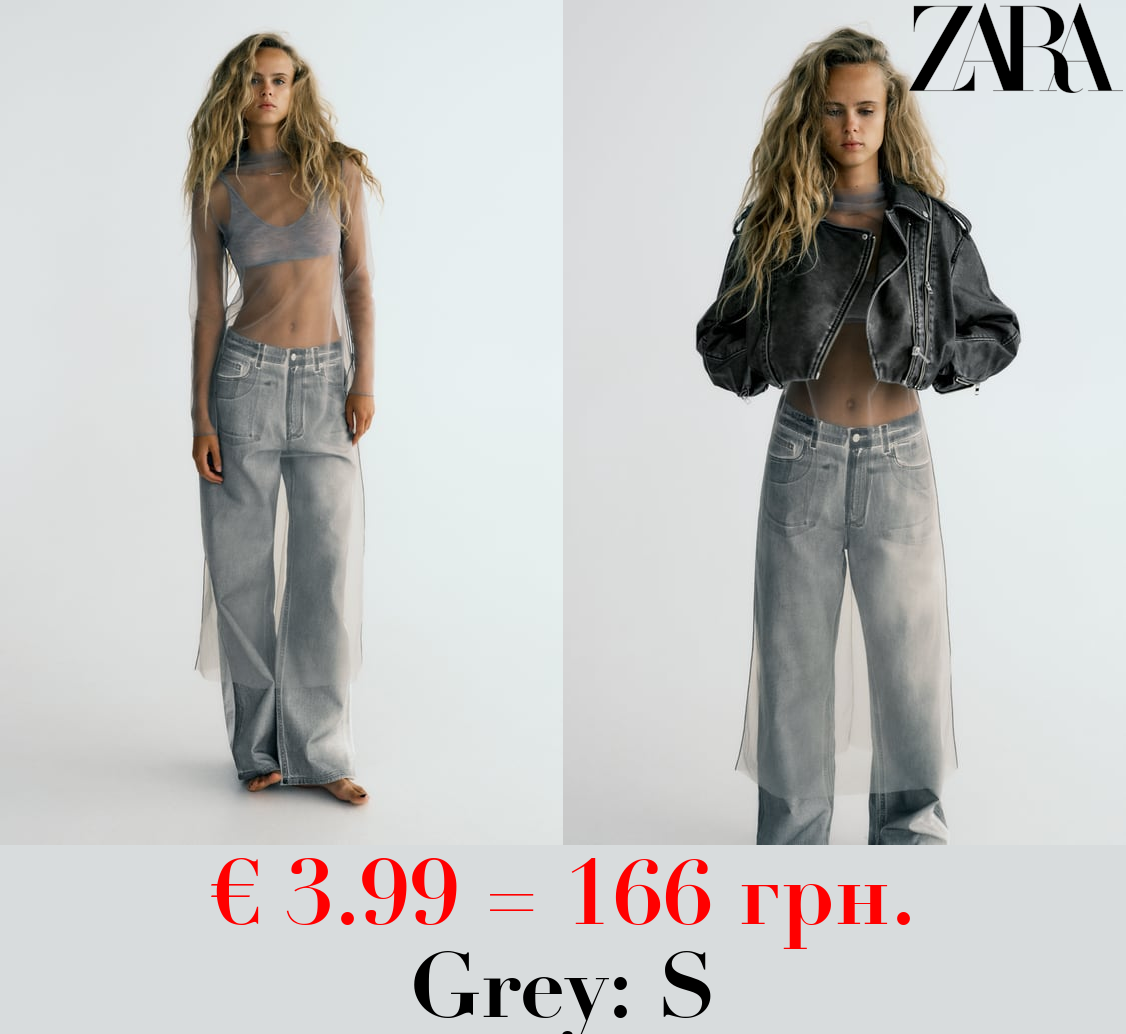 TRANSPARENT TULLE DRESS