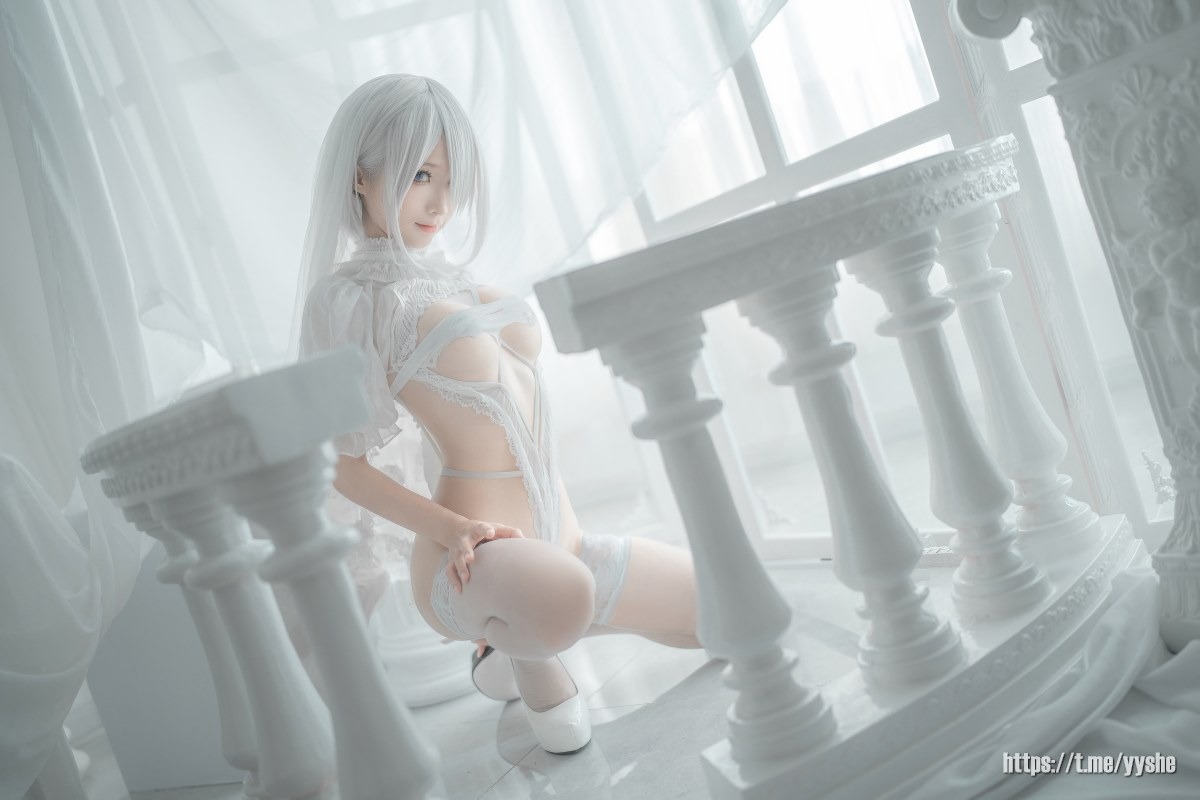蠢沫沫 - 2B 白婚纱 [59P] 51