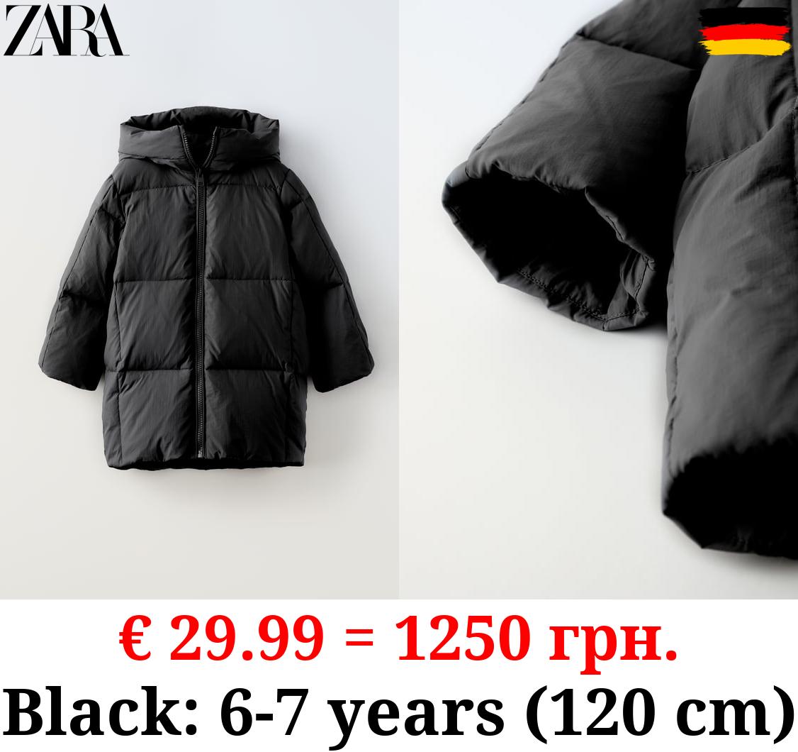 LONG FEATHER AND DOWN JACKET