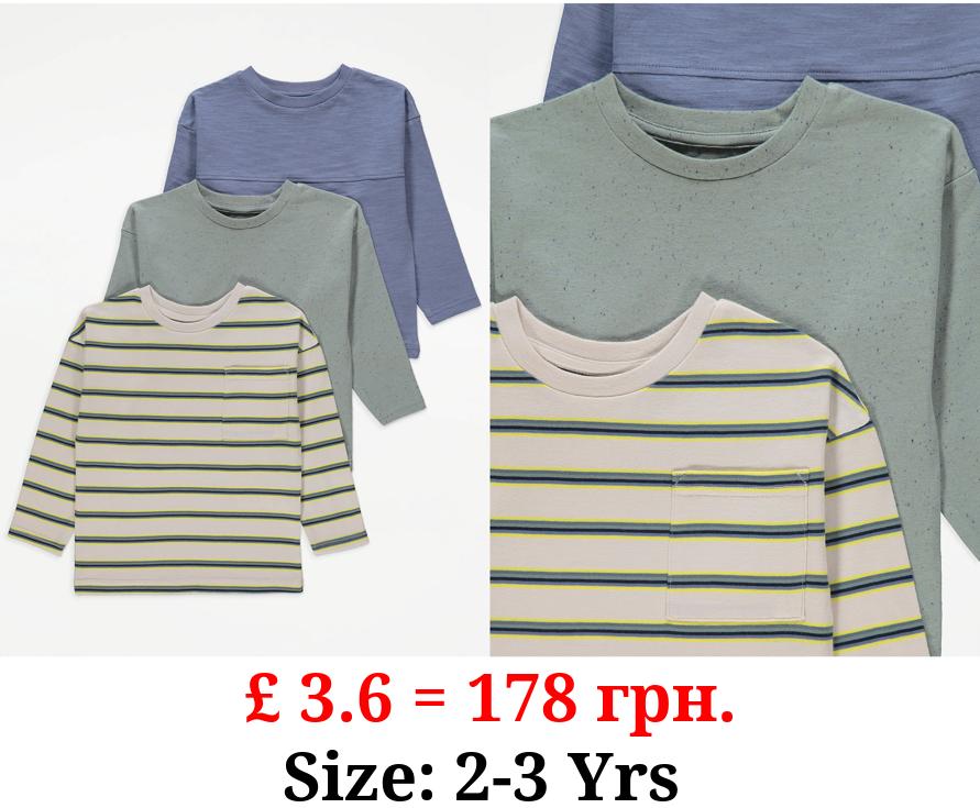 Long Sleeve Tops 3 Pack